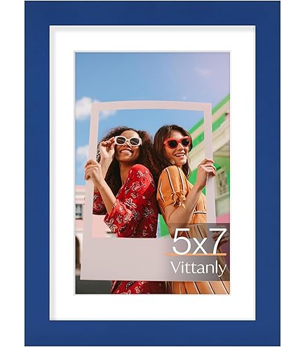 Amazon.com: Icona Bay 5x7 Picture Frame, Yellow Colored Solid Wood